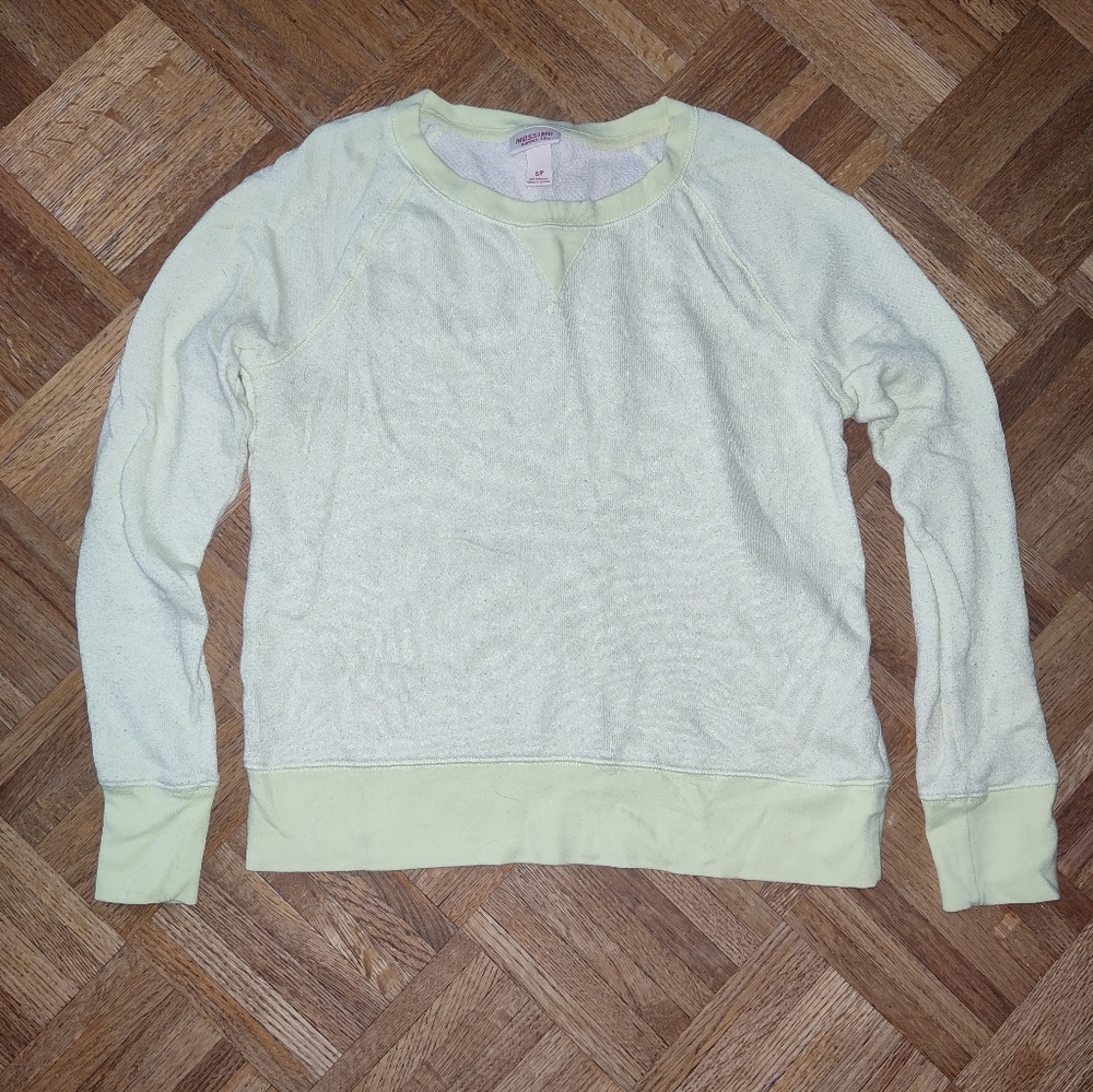 Mossimo Supply Co Pastel Yellow Pullover Sweater